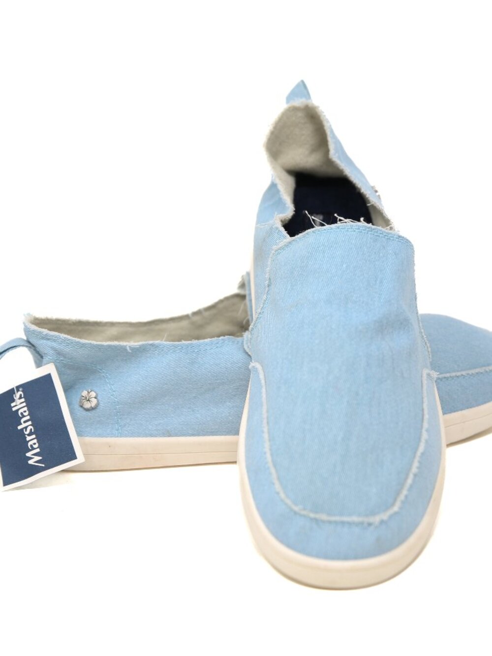 NWT Tommy Bahama Slip-On Sneakers Shoes Women's Size 9 Blue Denim Casual Loafers